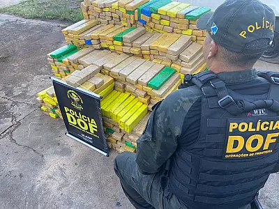Em Amambai, DOF apreende quase 1 tonelada de maconha que iria para MS