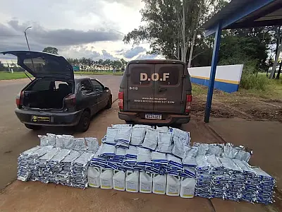 Operação do DOF intercepta carga ilegal de agrotóxicos em MS