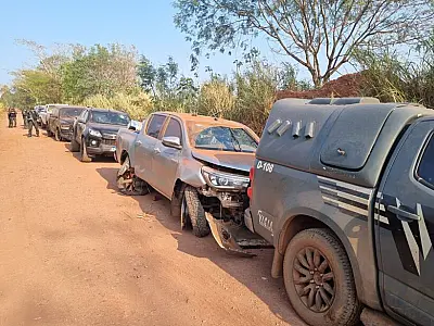 DOF apreende até 10 toneladas de maconha na fronteira com o Paraguai