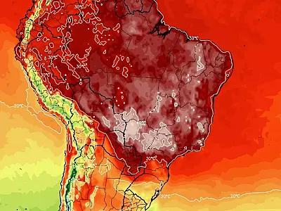 Brasil em alerta: onda de calor histórica desafia regiões com temperaturas acima de 40°C
