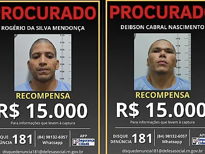 Polícia Intensifica buscas por fugitivos em Mossoró no 22º dia de procura