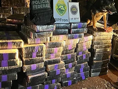 Ações conjuntas resultam em apreensão de R$12 milhões em drogas e contrabando