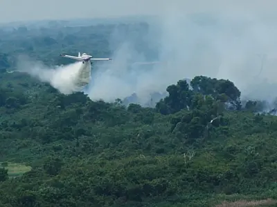 Estiagem aumenta alerta de incêndios florestais no Pantanal com início do outono