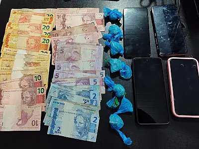 Dupla é presa por tráfico na Vila Nhanhá; uma delas era foragida da Justiça