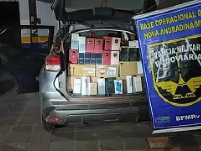 Policial de SP é detido em MS por contrabando de perfumes do Paraguai