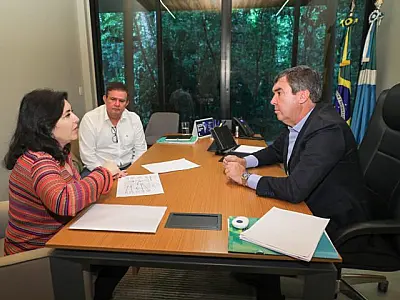 Governador de MS e ministra discutem investimentos federais e andamento de obras no Estado