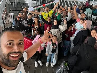 Resgate na Faixa de Gaza: 32 brasileiros desembarcam no Egito e aguardam retorno ao Brasil