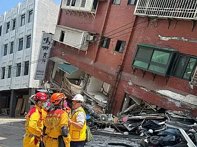 Terremoto de magnitude 7,5 em Taiwan deixa 9 mortos e mais de 800 feridos