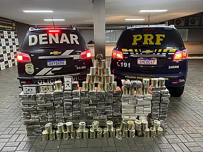 Polícia Civil intercepta carga de drogas avaliada em 8 milhões em Dourados