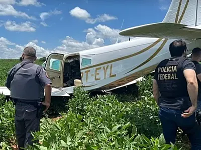 Piloto de avião com 500 Kg de cocaína é preso em Campo Grande após pouso forçado