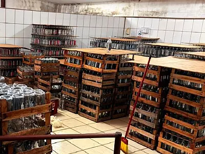 Fábrica clandestina de bebidas é fechada em Terenos; dono é preso em flagrante