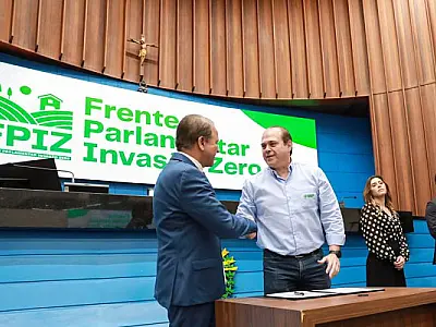 Presidente da Famasul toma posse na Frente Parlamentar Invasão Zero em MS