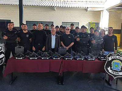 Investimento em segurança: Polícia Penal de Mato Grosso do Sul reforça operações com pistolas Glock
