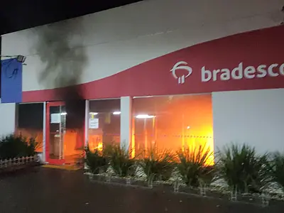 Polícia Civil identifica envolvidos no incêndio de agência bancária em Terenos