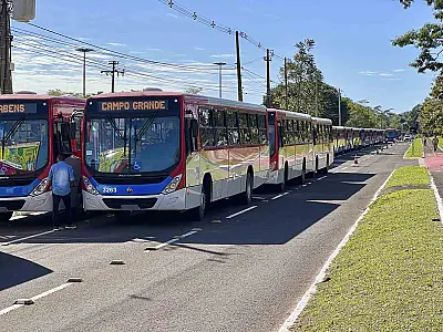 71 ônibus novos ainda não estão circulando em Campo Grande