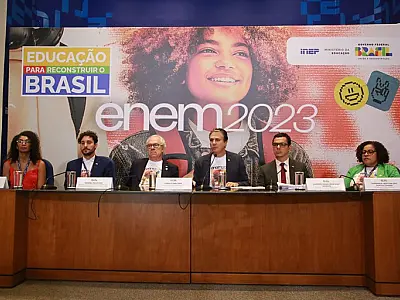 Desempenho no Enem 2023: Ministro destaca aumento na participação de alunos da rede pública