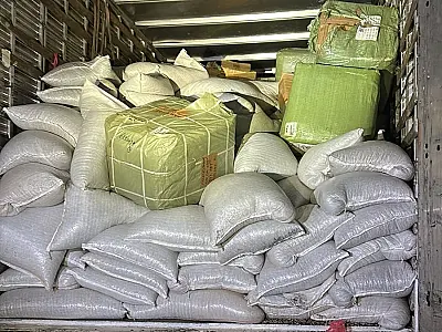 Polícia Civil apreende contrabando de R$ 610 mil escondido em carga de sementes na BR-262
