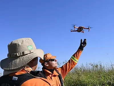 "Nasa e Bombeiros de MS unidos contra incêndios florestais"