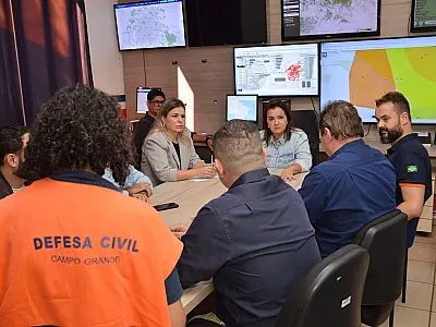 Frio intenso atinge Campo Grande nesta segunda-feira com alerta laranja de declínio de temperatura