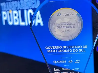 Campo Grande e Governo de MS recebem Selo Diamante em Transparência Pública