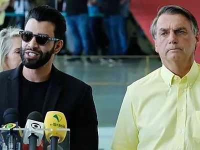 Bolsonaro fica em silêncio sobre candidatura de Gusttavo Lima à Presidência da República