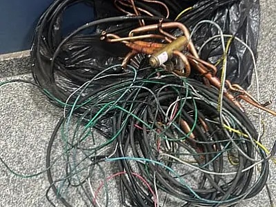 Homem é detido com 40 kg de fios furtados no Aero Rancho, em Campo Grande