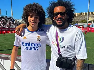 Filho de Marcelo firma primeiro vínculo profissional com o Real Madrid e recebe apoio de jogadores