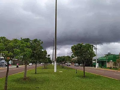 Final de semana em Mato Grosso do Sul será marcado por chuva e ventos fortes