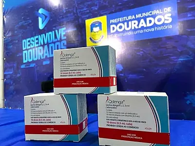Dourados (MS) se destaca como 1ª cidade brasileira a iniciar vacinação em massa de combate a dengue