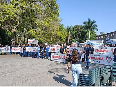 Policiais civis de MS param por 24 horas em protesto por reajuste salarial