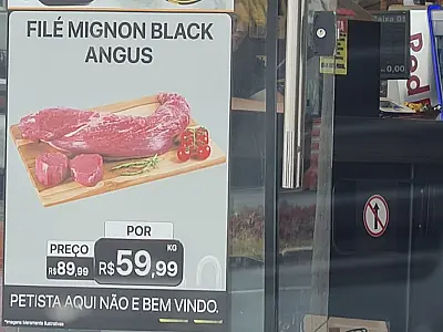 "Petista aqui não é bem-vindo": CEO de frigorífico em Goiás se manifesta sobre cartaz