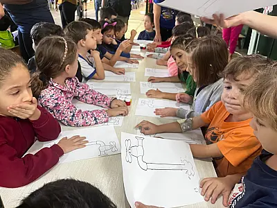 Prevenção com brincadeira: SES leva ação sobre mão-pé-boca ao CEI Zedu