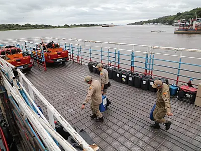 Bombeiros instalam bases avançadas no Pantanal para combate a incêndios