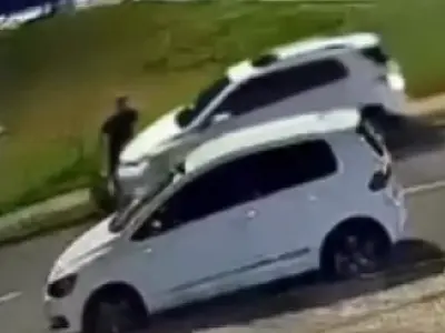 Motorista atropela deficiente visual e cão guia e foge sem prestar socorro; veja vídeo