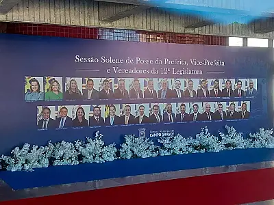 Adriane Lopes e novos vereadores tomam posse para mandato 2025-2028 em Campo Grande