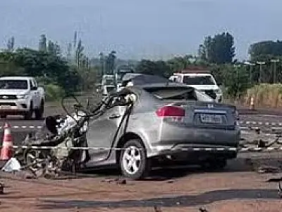 Acidente na BR-163, próximo às Moreninhas, deixa 2 vítimas; motorista de carreta abandona o local