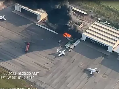 Piloto de MS morre em explosão de avião em Cuiabá