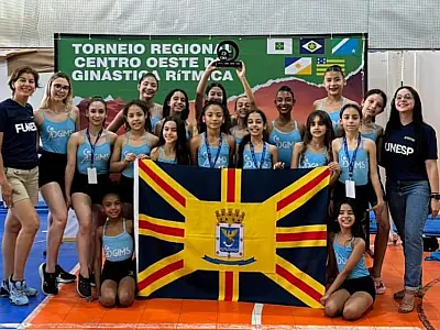 Ginástica Rítmica da Funesp conquista 3º lugar no Torneio Regional Centro-Oeste
