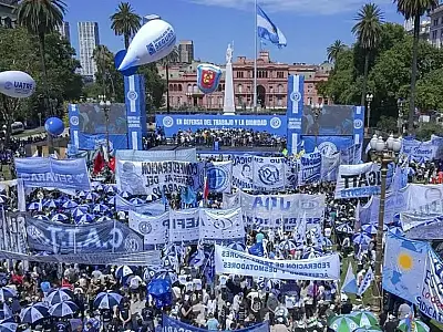 Greve geral mobiliza mais de 90% dos sindicatos na Argentina
