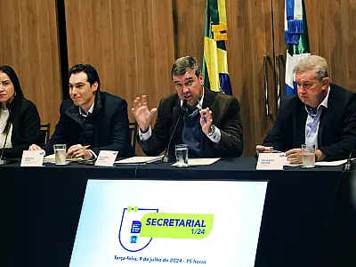 Governador de MS alinha estratégias para 2024 com secretários estaduais