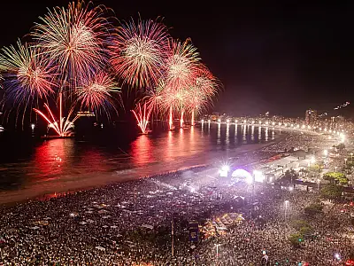 Liberada a venda de bilhete para réveillon na praia de Copacabana
