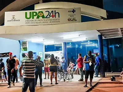 Homem agride quatro profissionais de saúde em UPA de Campo Grande
