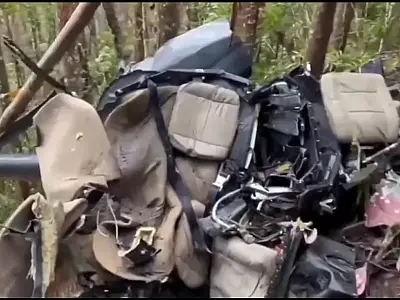 Destroços de helicóptero no interior de SP aguardam remoção sem prazo definido