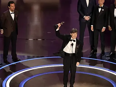 Oppenheimer" foi o grande vencedor da noite do Oscar 2024