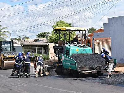 Programa de recapeamento deve atender ruas das sete regiões de Campo Grande
