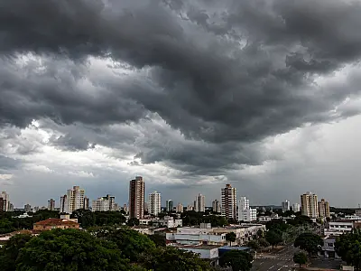 Sexta-feira tem mínima de 12°C em MS e alerta de tempestade para 37 cidades do MS