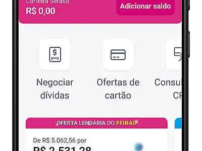 Plataforma Serasa passa a negociar dívidas do Programa Desenrola Brasil