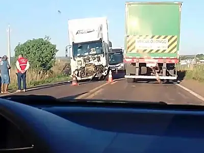 Colisão na MS-164 deixa um morto e provoca congestionamento de 30 km