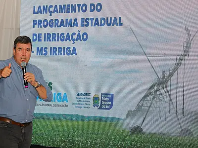 Governo de MS lança programa 'MS Irriga' para expandir agricultura sustentável