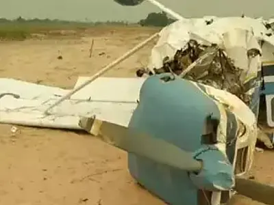 Aeronave realiza pouso forçado em meio a incêndios florestais no Pantanal